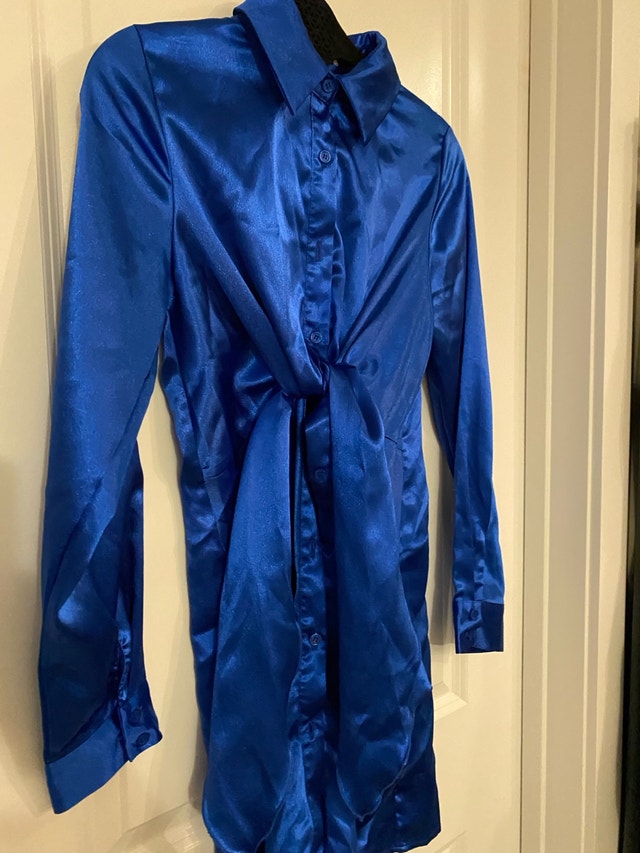 Satin Mini Dress