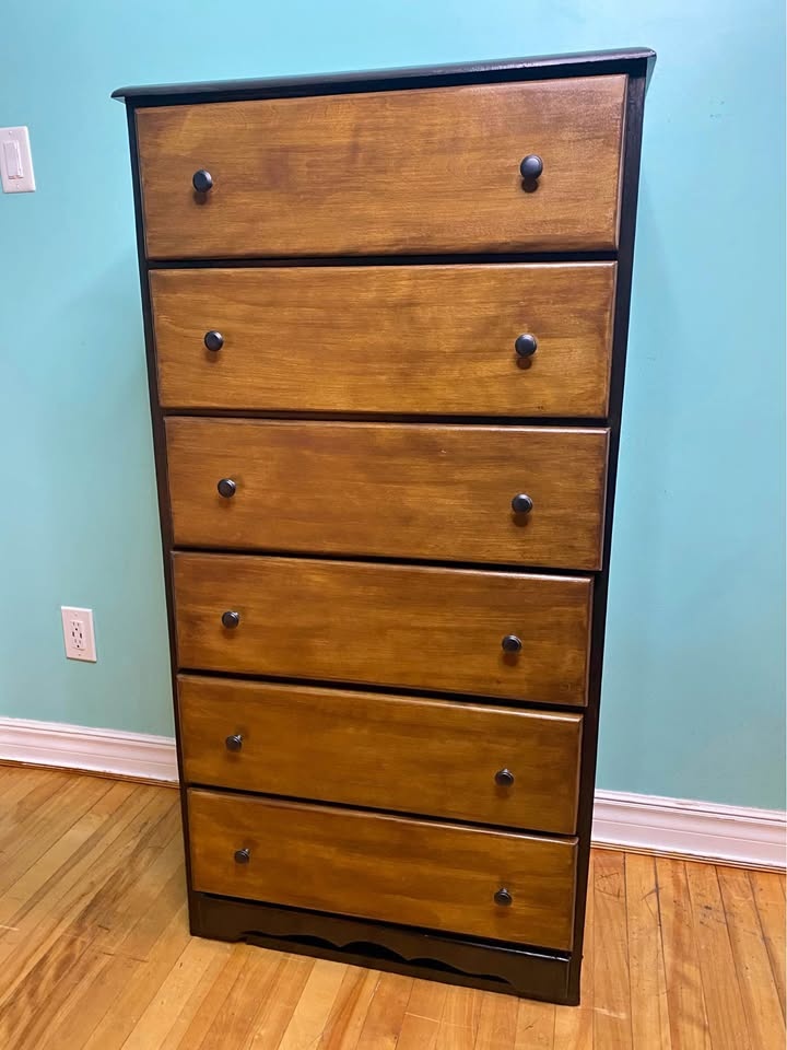 Tall Refinished Dresser $250 (HRM)