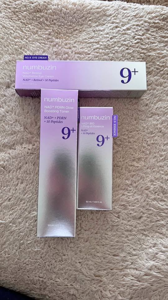 Set of Numbuzin No.9 skincare products