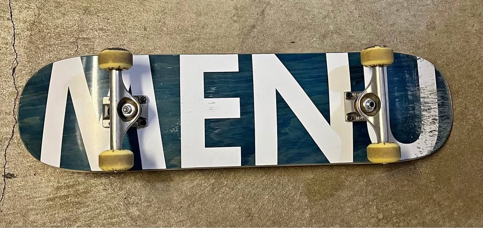 Complete Menu Skateboard