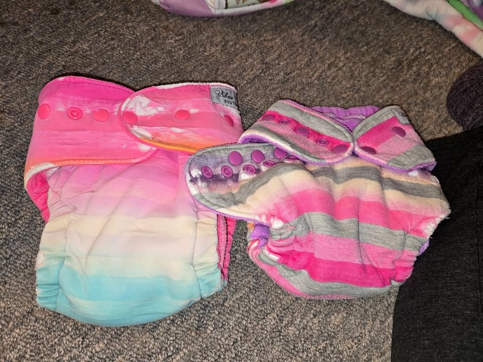 Complete cloth diaper set up!