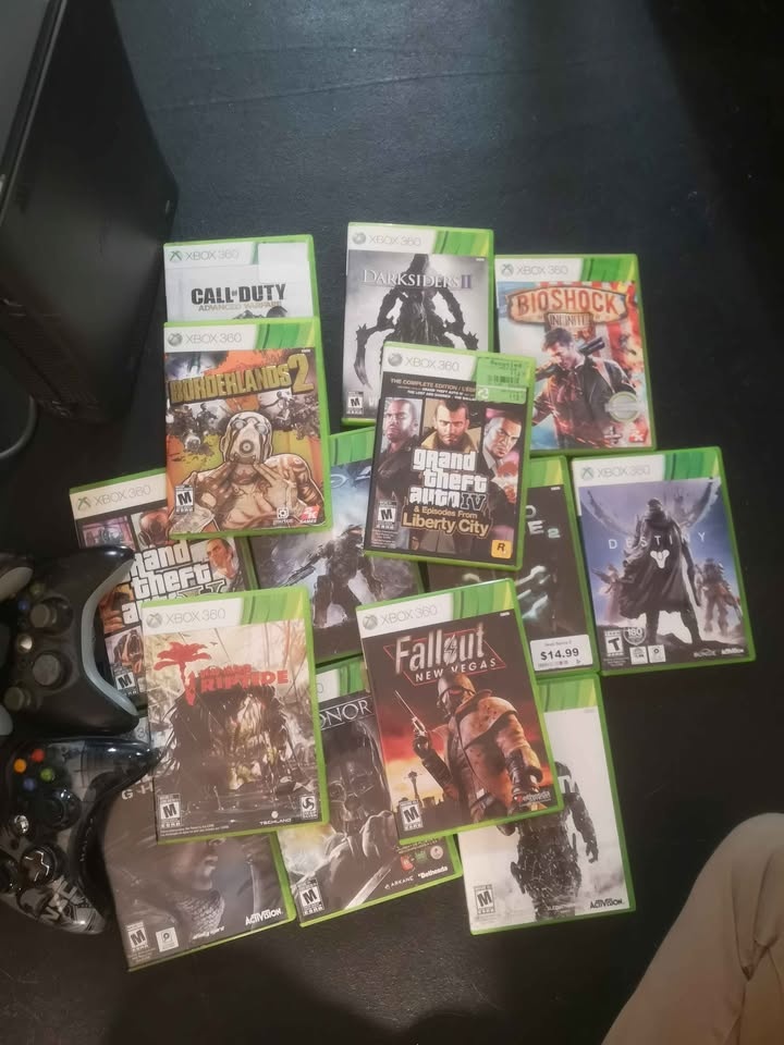 Xbox 360 and games and storage - photo 2