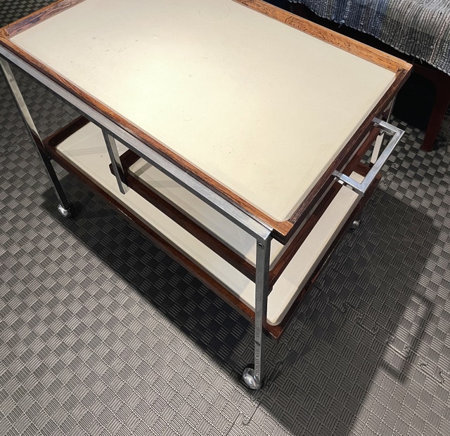 RARE Mid Century Modern Danish Serving Cart - photo 2
