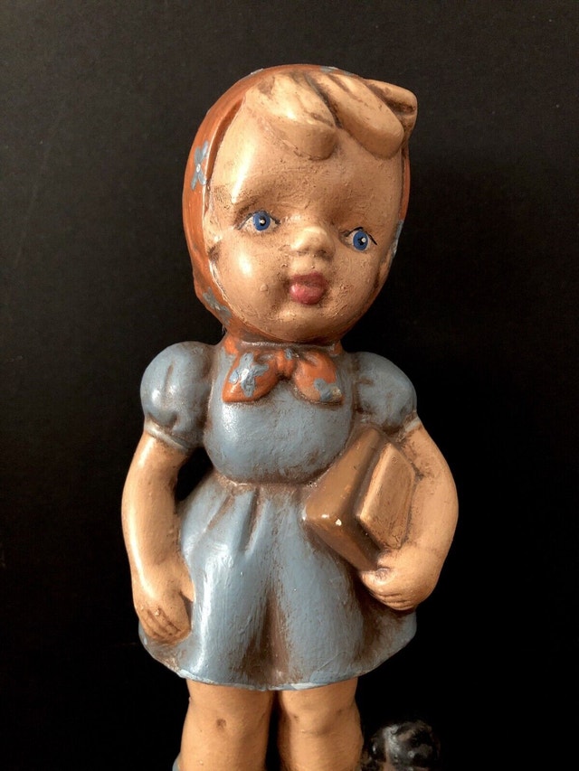 Vintage Pottery Young Girl Figurine - photo 3