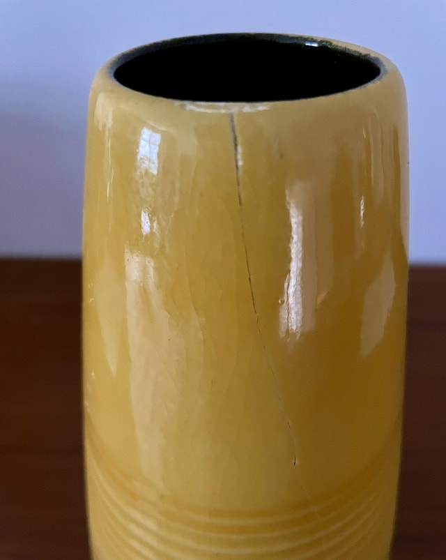 Vintage West Germany Pottery Vase - photo 5