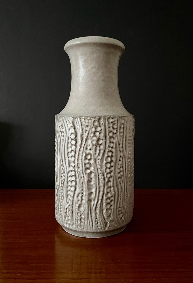 Vintage West Germany Pottery Vase