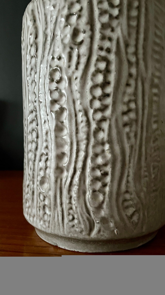 Vintage West Germany Pottery Vase - photo 2