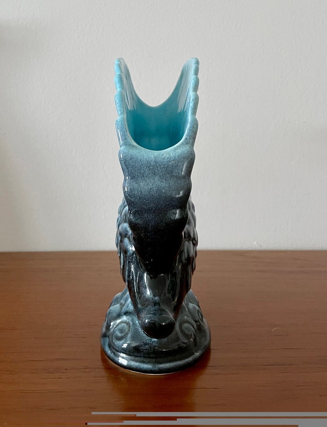 Mid Century BEAUCE Swan Vase Pottery - photo 4