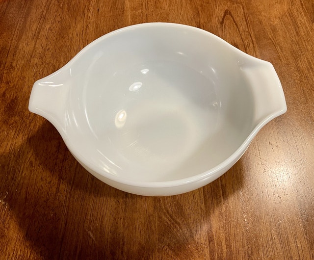 Vintage PYREX Cinderella Bowl Butterfly Gold #443 - photo 4