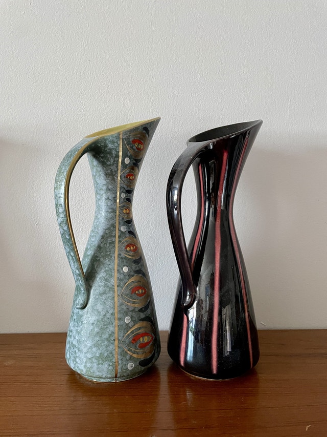 Vintage West Germany Pottery Vase - photo 5