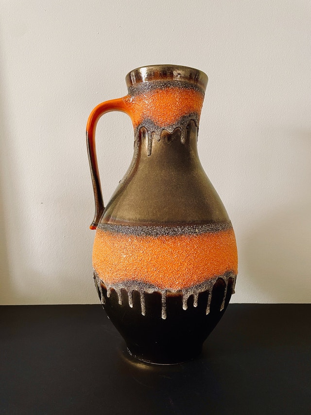 Vintage Large West Germany Pottery Vase