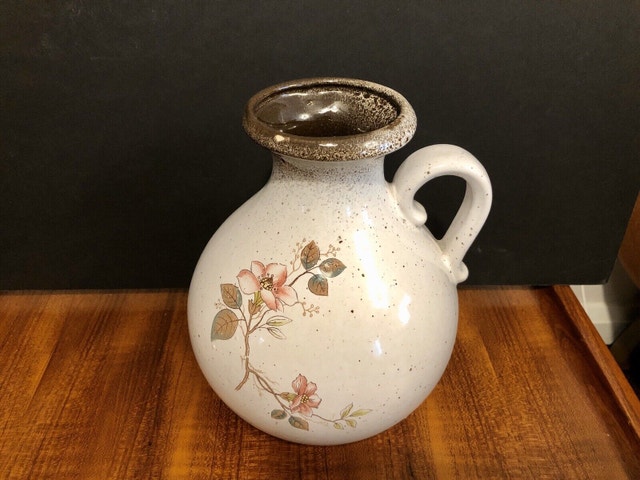 *RARE* Mid Century West Germany Pottery Vase Jug - photo 3