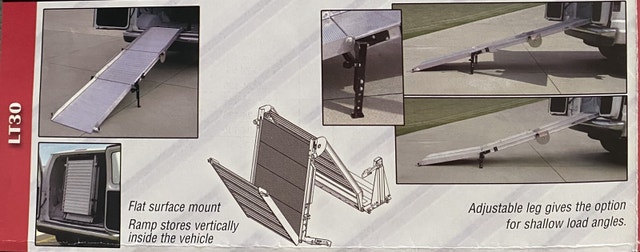 Link Aluminum Trifold Ramp LT30: 30”W x 119”L, 1000 lb - photo 2