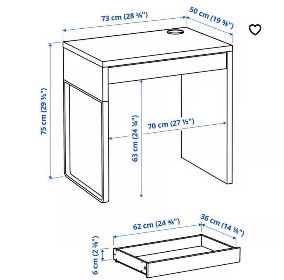 Ikea Micke Desk - photo 4