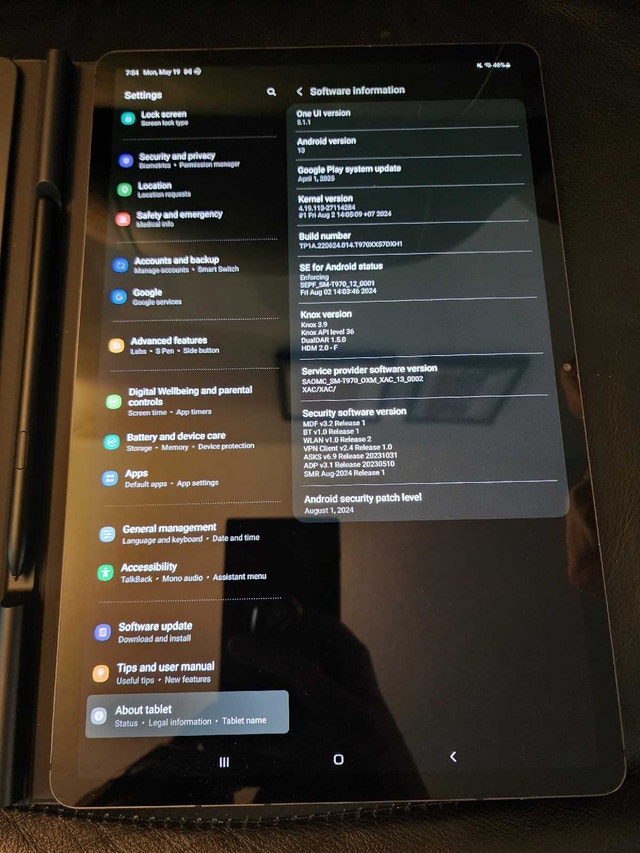 Samsung Galaxy Tab S7+ Tablet + Keyboard - photo 4