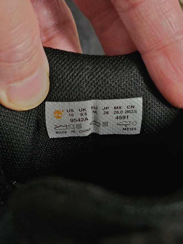 Timberland Mt. Maddsen Leather Boots US10 Black - photo 3