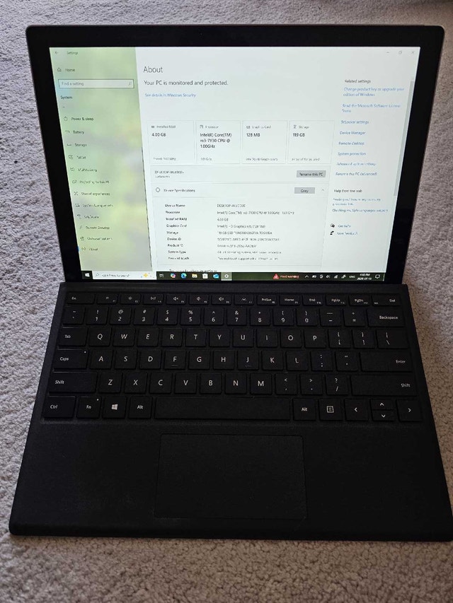 Microsoft Surface Pro 5 + Keyboard - photo 2