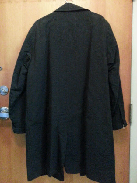Authentic DKNY Men's Black trench coat medium size - photo 2