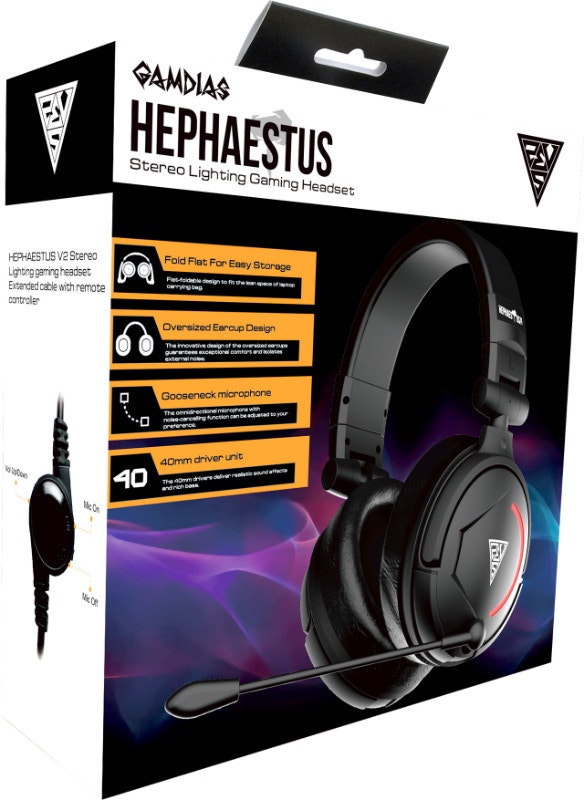 GAMDIAS Hephaestus V2 Gaming Headset