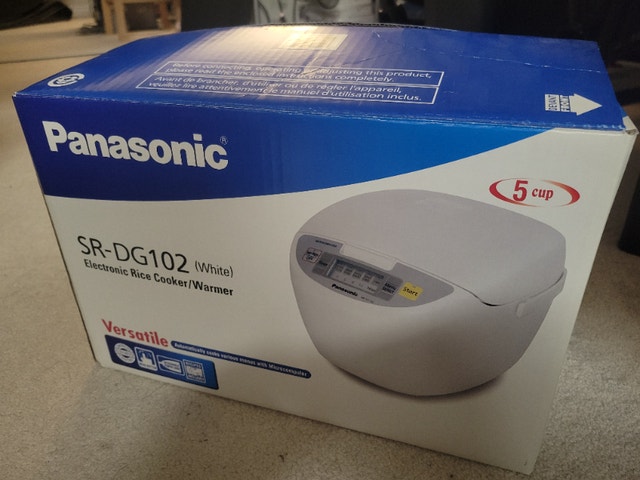 Like New Panasonic 5-Cup Rice Cooker/Warmer White $29