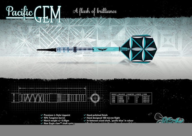 Shot! Pacific Gem Dart Set 21g - photo 4