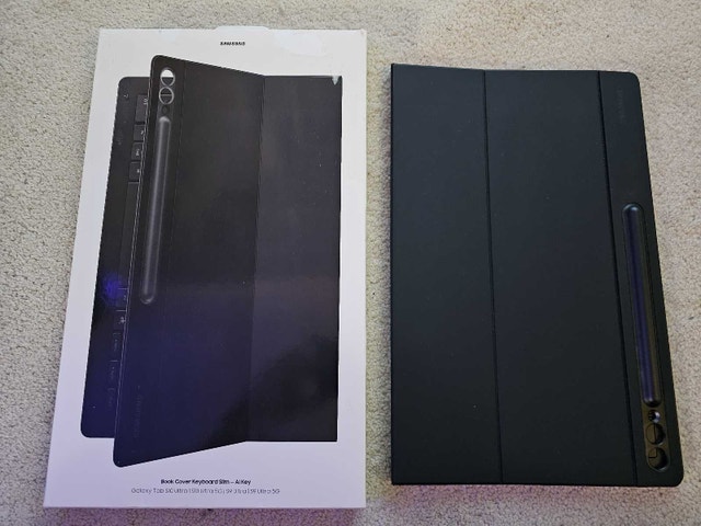 Samsung Slim Keyboard Case for Tab S10 Ultra/S9 Ultra-Black