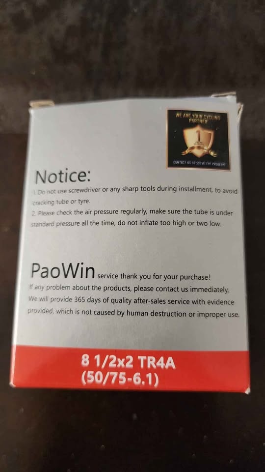 Paowin tire 8 1/2 × 2 e-scooter tire - photo 3
