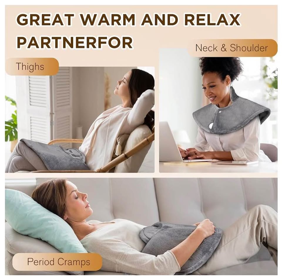 Large Heating Pad for back and neck - photo 2