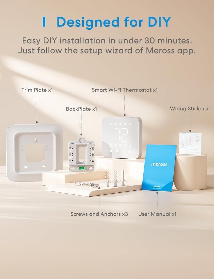 meross Smart WiFi Thermostat (MTS300) - photo 3