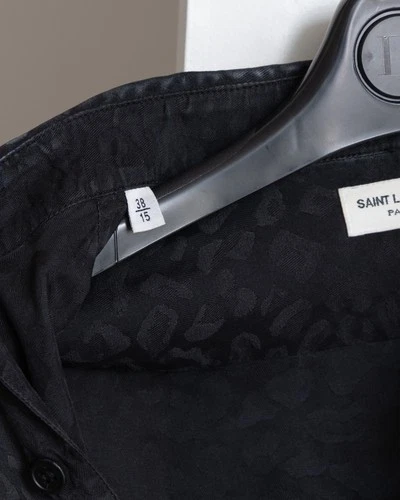 Saint Laurent Paris SS13 Silk Babycat Button Up - photo 4