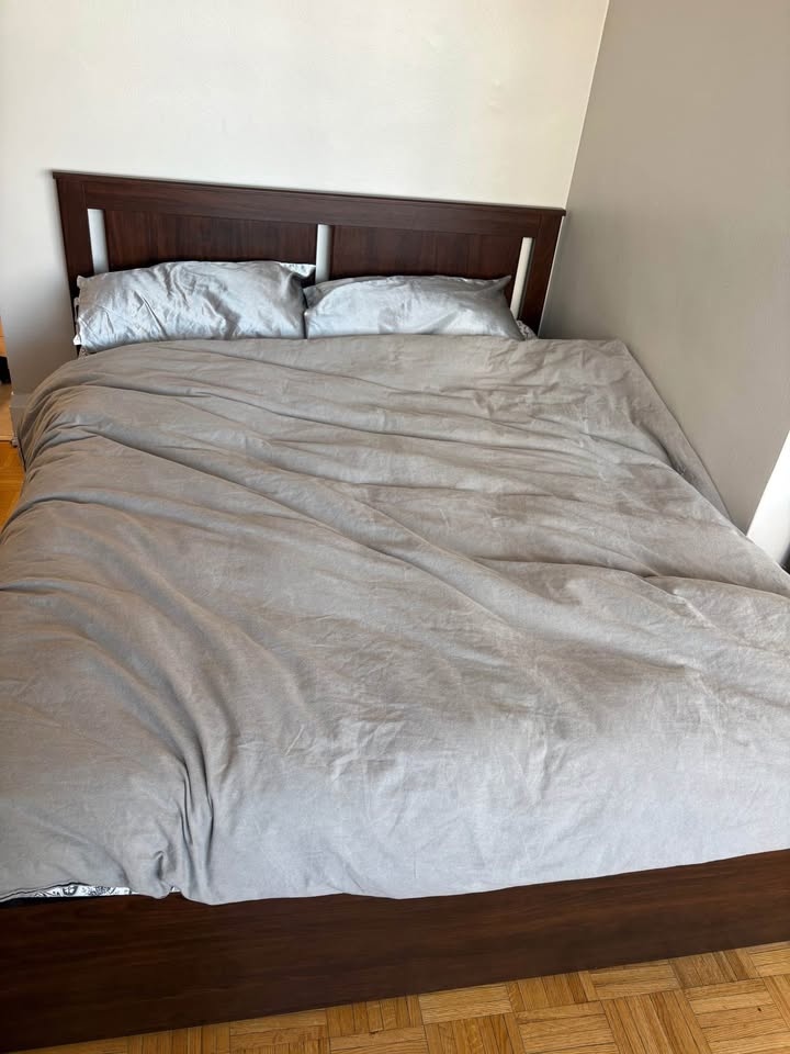 Ikea Songesand queen bed frame w/ storage - photo 2