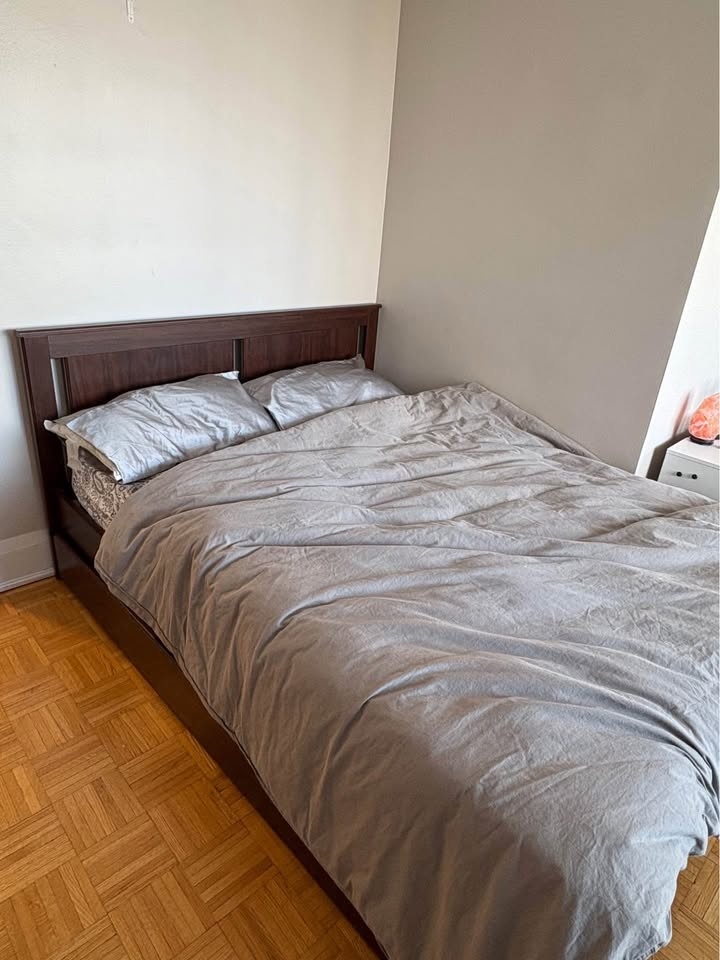 Ikea Songesand queen bed frame w/ storage - photo 3