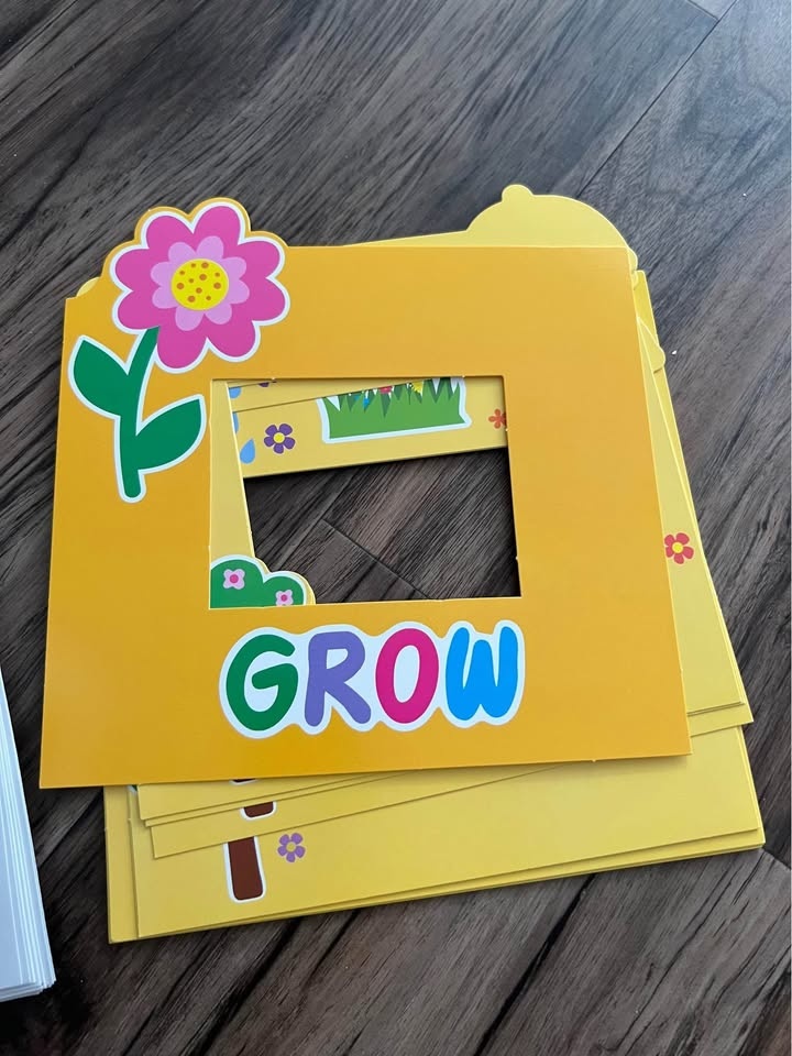 Kids gift/ kids spring activities/ DIY picture frame craft - photo 3