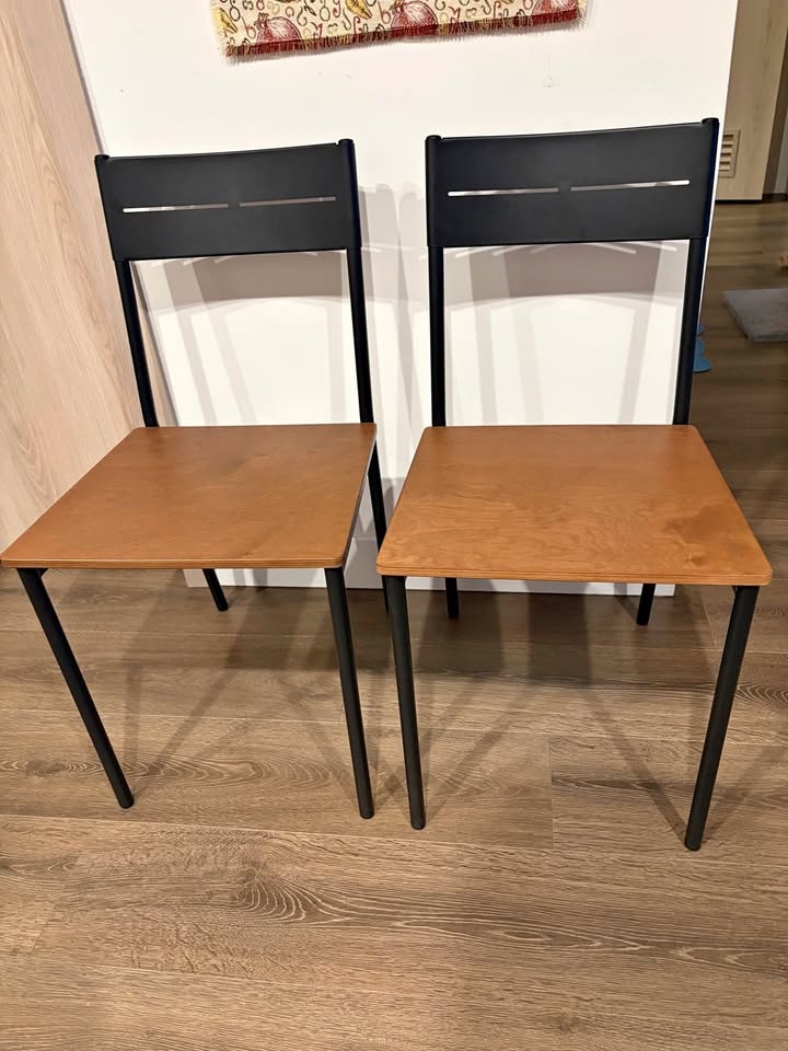 2 IKEA Dining Stool Chairs