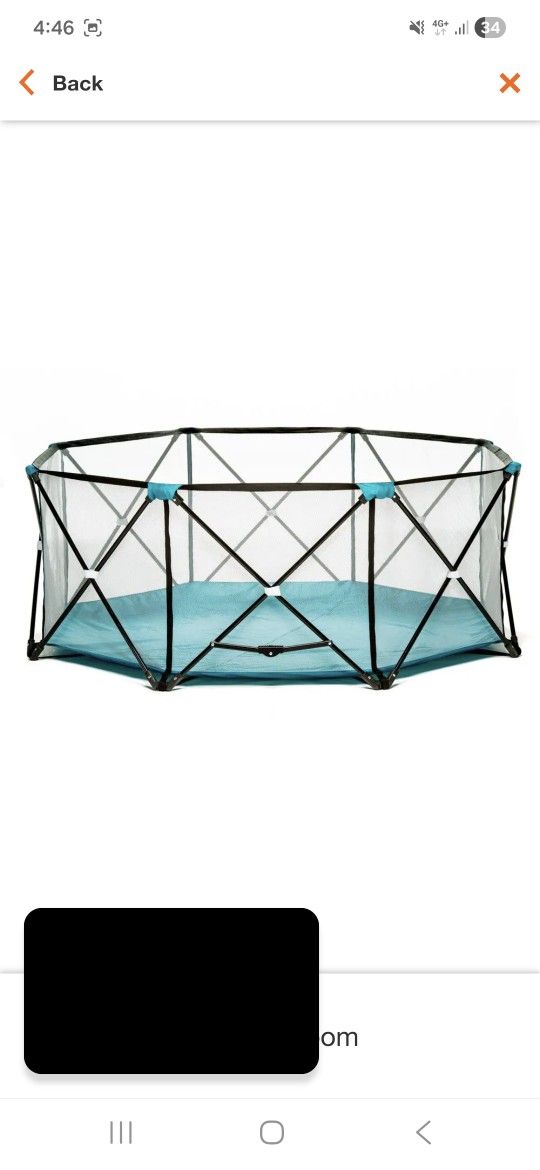 Myplay Portable Play Yard With FREE balls