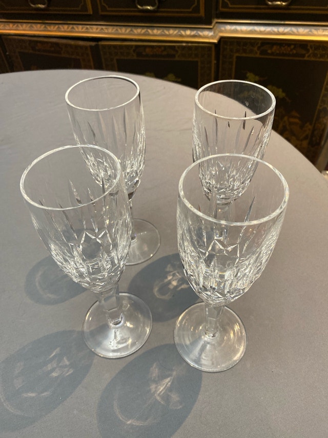 4 x Waterford Crystal Kildare Champagne Flutes - photo 3