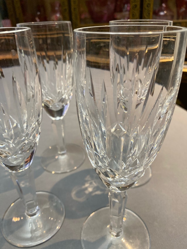 4 x Waterford Crystal Kildare Champagne Flutes - photo 4