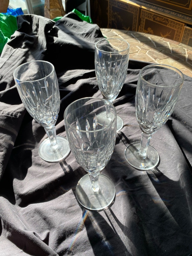 4 x Waterford Crystal Kildare Champagne Flutes - photo 5