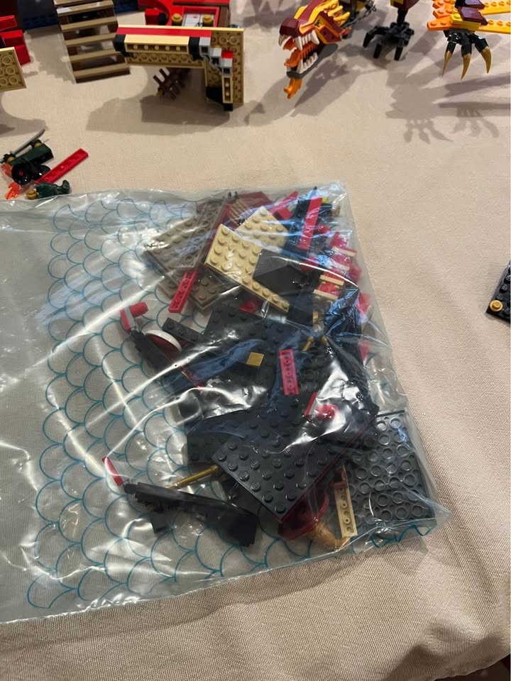 Lego Ninjago Fire Temple (2507) - Box + Instructions - INCOMP - photo 2