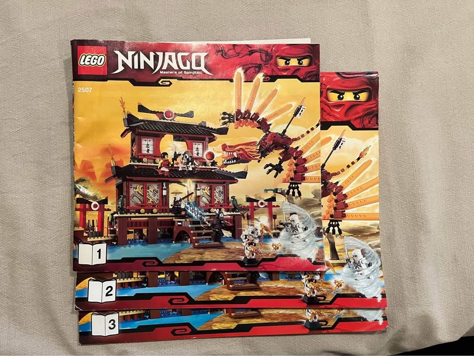 Lego Ninjago Fire Temple (2507) - Box + Instructions - INCOMP - photo 3