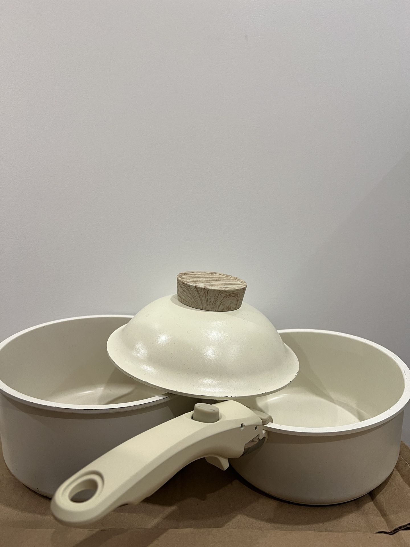 Nonstick Pots with Detachable Handle