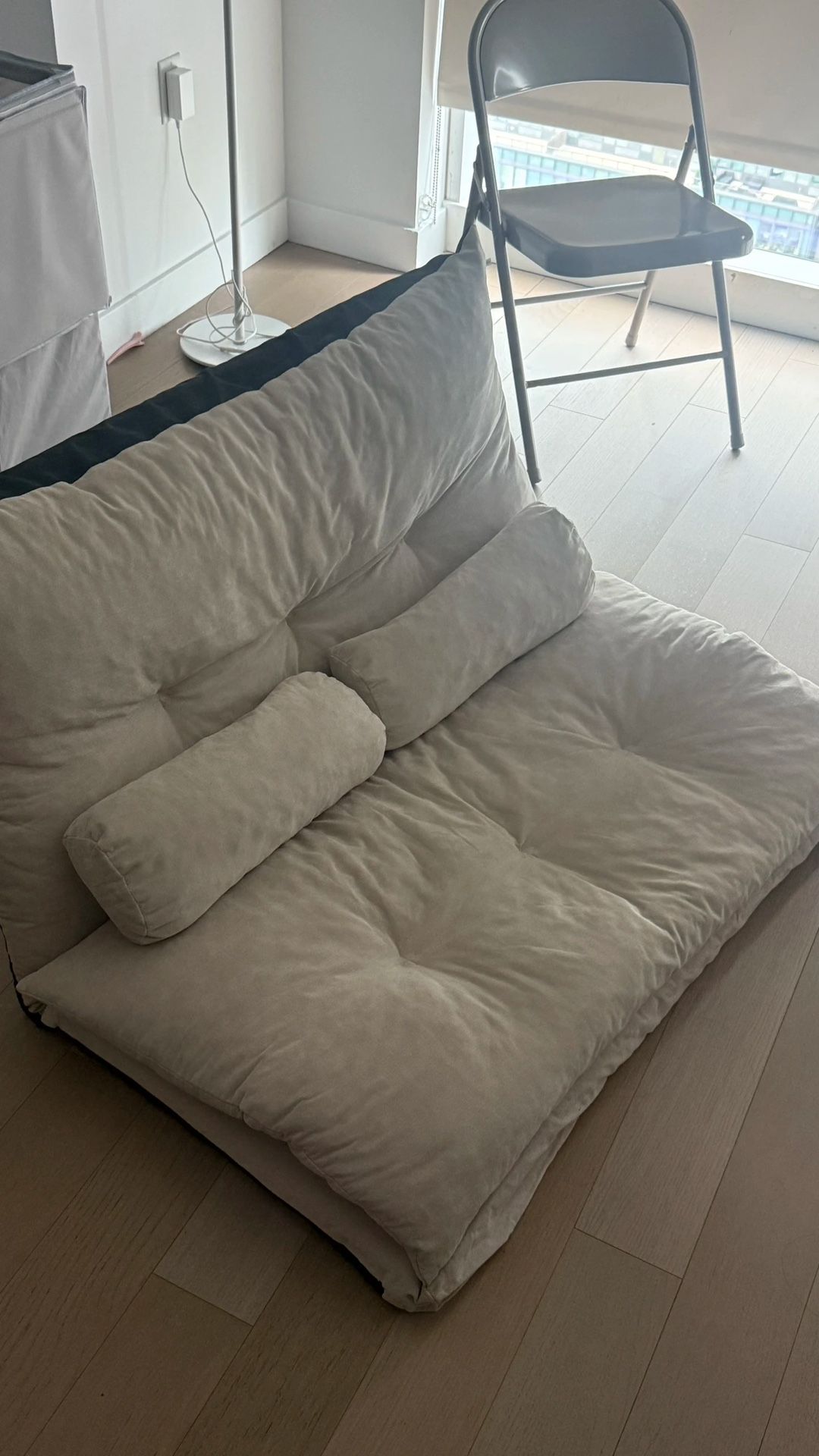 Adjustable Floor Sofa Bed - Futons Sets with 2 Pillows - photo 3