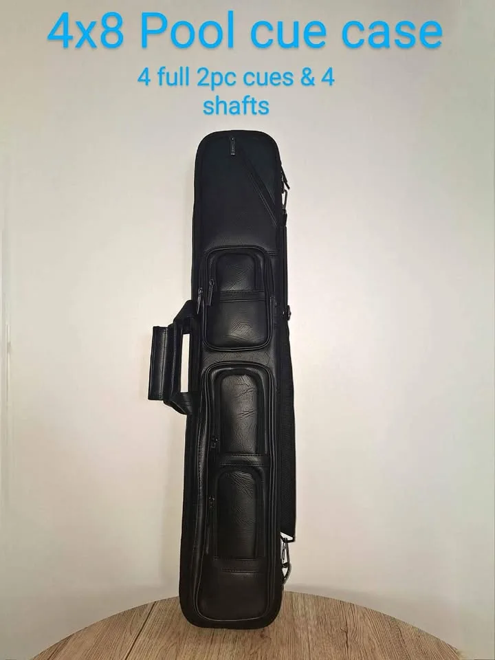 Pool Cue Case/Bag - 4x8 Soft Leatherette case thumbnail