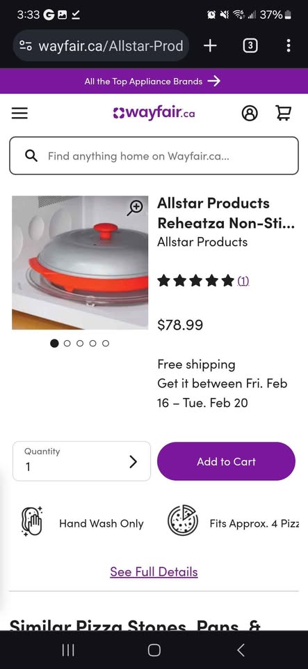 Reheatza microwave crisper , as seen on TV - photo 3