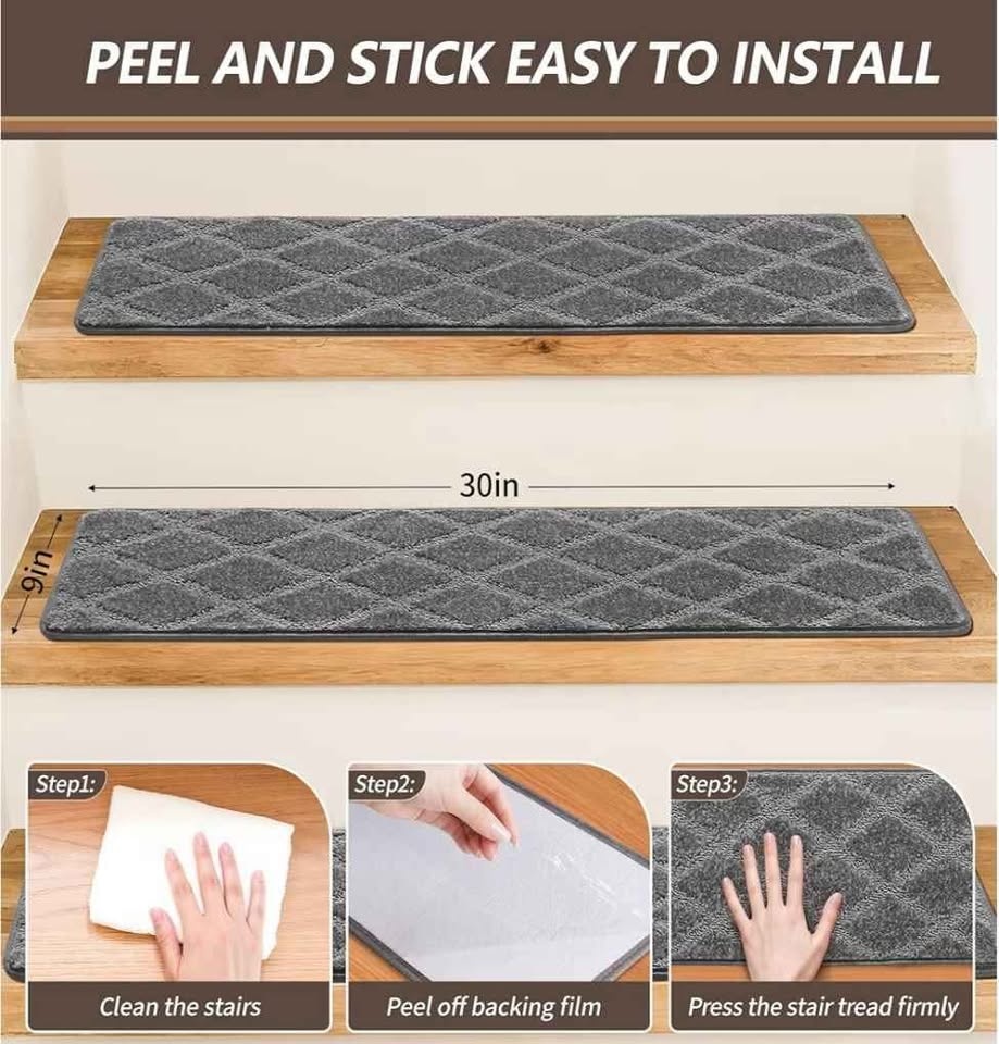 Treads Non Slip 9x30 – Gray – 15 Pack - photo 4