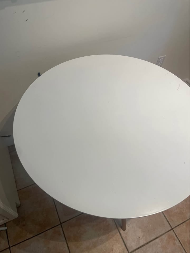 Structube White Eiffel circular table - photo 3