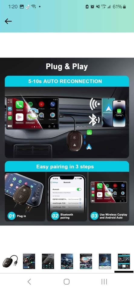 CarPlay and Andriod Auto wireless Adapter, or OBO. Can do trades - photo 5