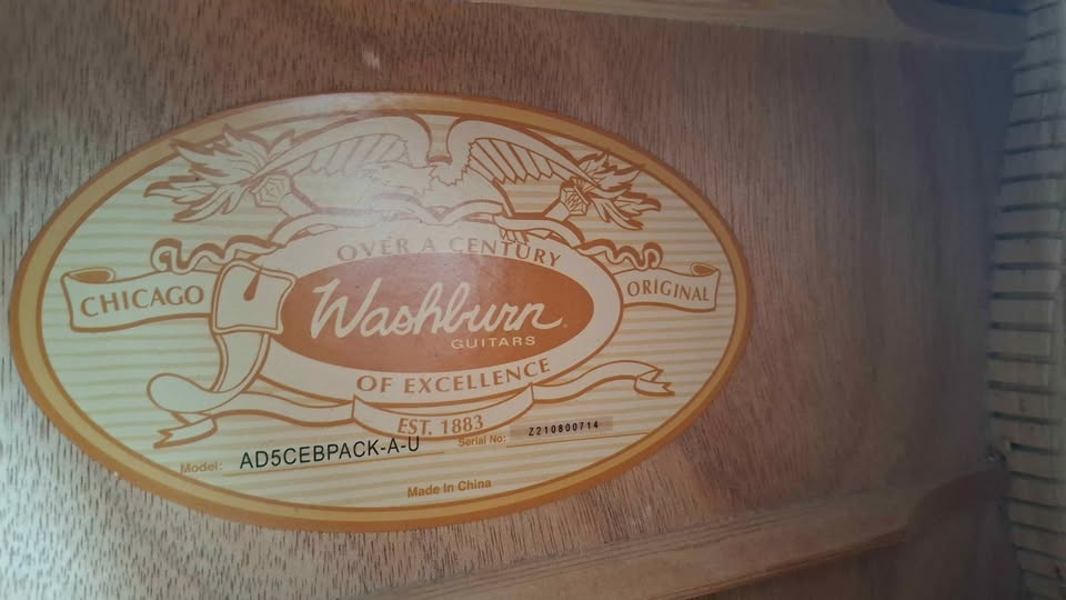 Washburn Acoustic built in tuner and pickup - photo 3