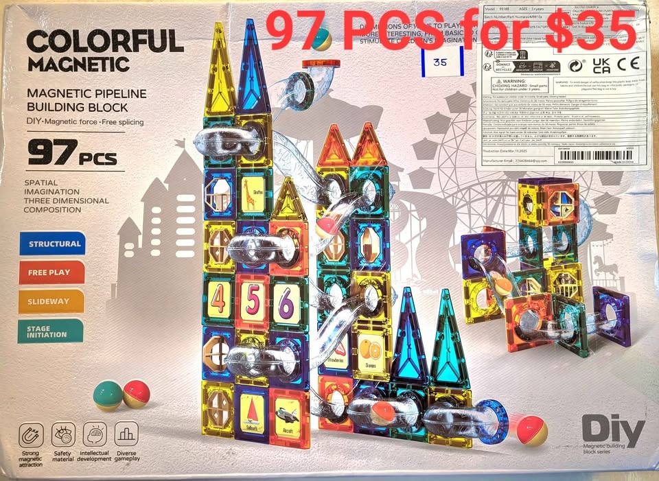 Different Magnetic Toy Sets Price Range from $25 - $35 - photo 4