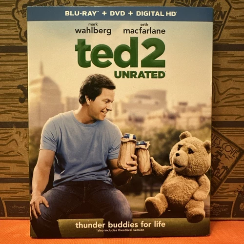 Ted 2 (Blu-ray, 2015) UNRATED 2-Disc Set + Digital Copy